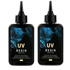 UV Resin Kit for Jewelry Making, 500g, High Viscosity, Crystal Clear Hard Type