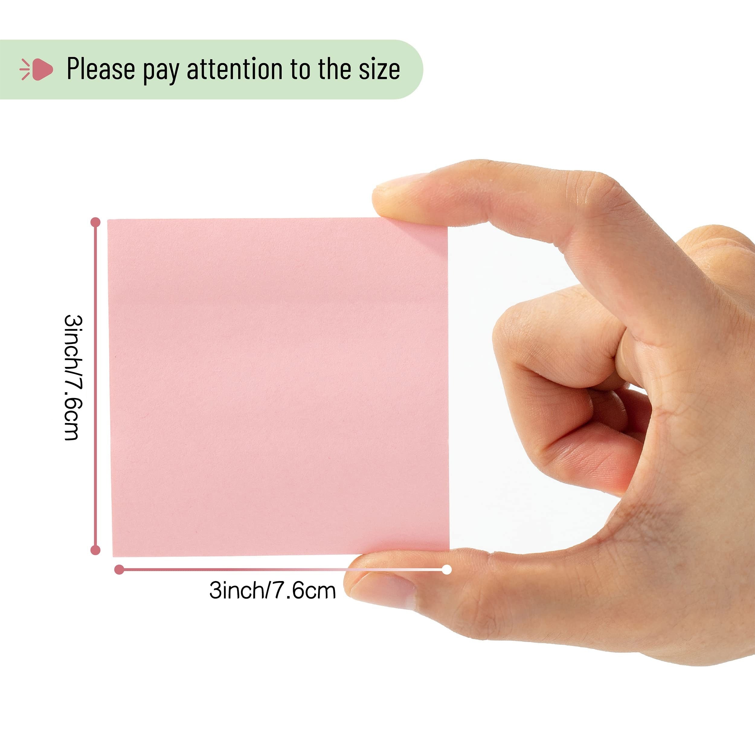 Morandi Colors Sticky Notes 12 Pads 720 Sheets Self Stick Bulk Pads