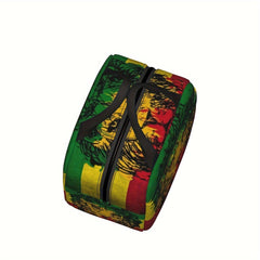 Jamaican Flag Lion Print Insulated Lunch Bag