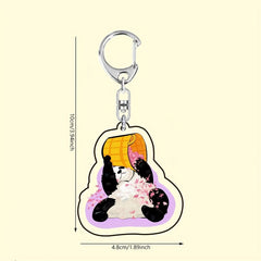 Panda Keychain Pendant for Car Keys Backpacks Wallets