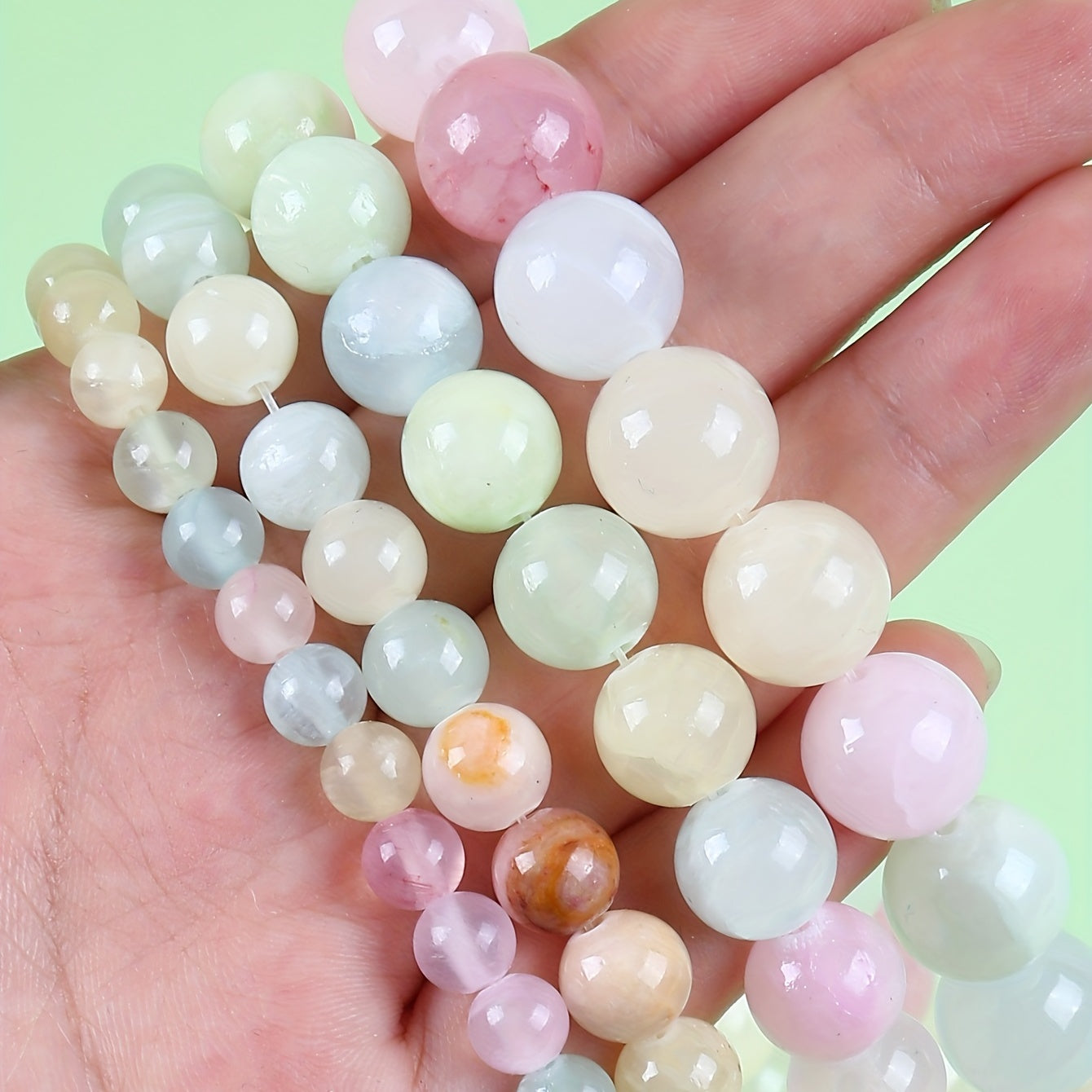 Mixed Loose Round Beads for DIY Jewelry Making