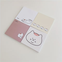 50 Sheets Cat Memo Paper Non-sticky Memo Book & Memo Pad for Notes