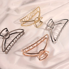 Large Hair Grip Semi Circle Hair Clip for Women Girls Outdoor Decors