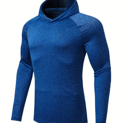 High Stretch Men's Hoodie for Outdoor Activities