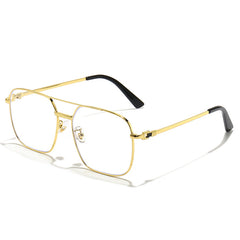 Square Women's Sunglasses Metal Big Frame Sun Glasses Women Retro