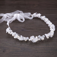 Rhinestones Flower Headband Hair Accessories Crown Wedding Decoration