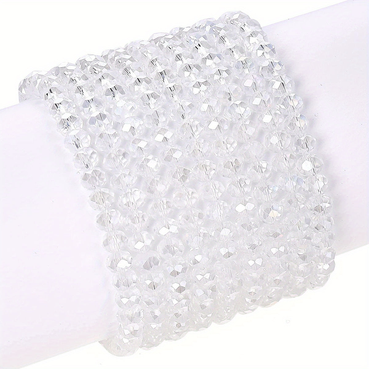 6 8mm AB Crystal Glass Beads Faceted Crystal Glass Beads for Jewelry Making DIY