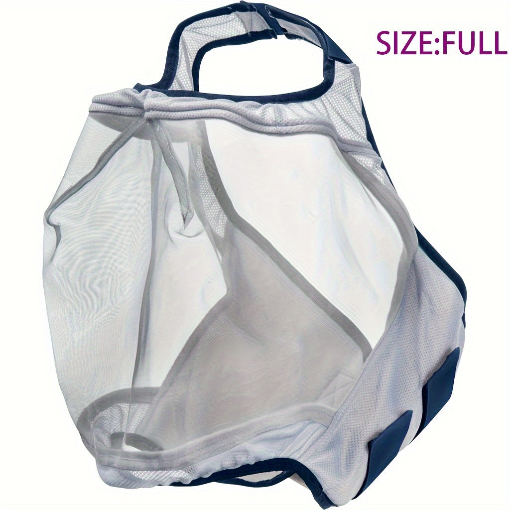 Horse Face Mask Fly Proof Mesh Cover Headgear