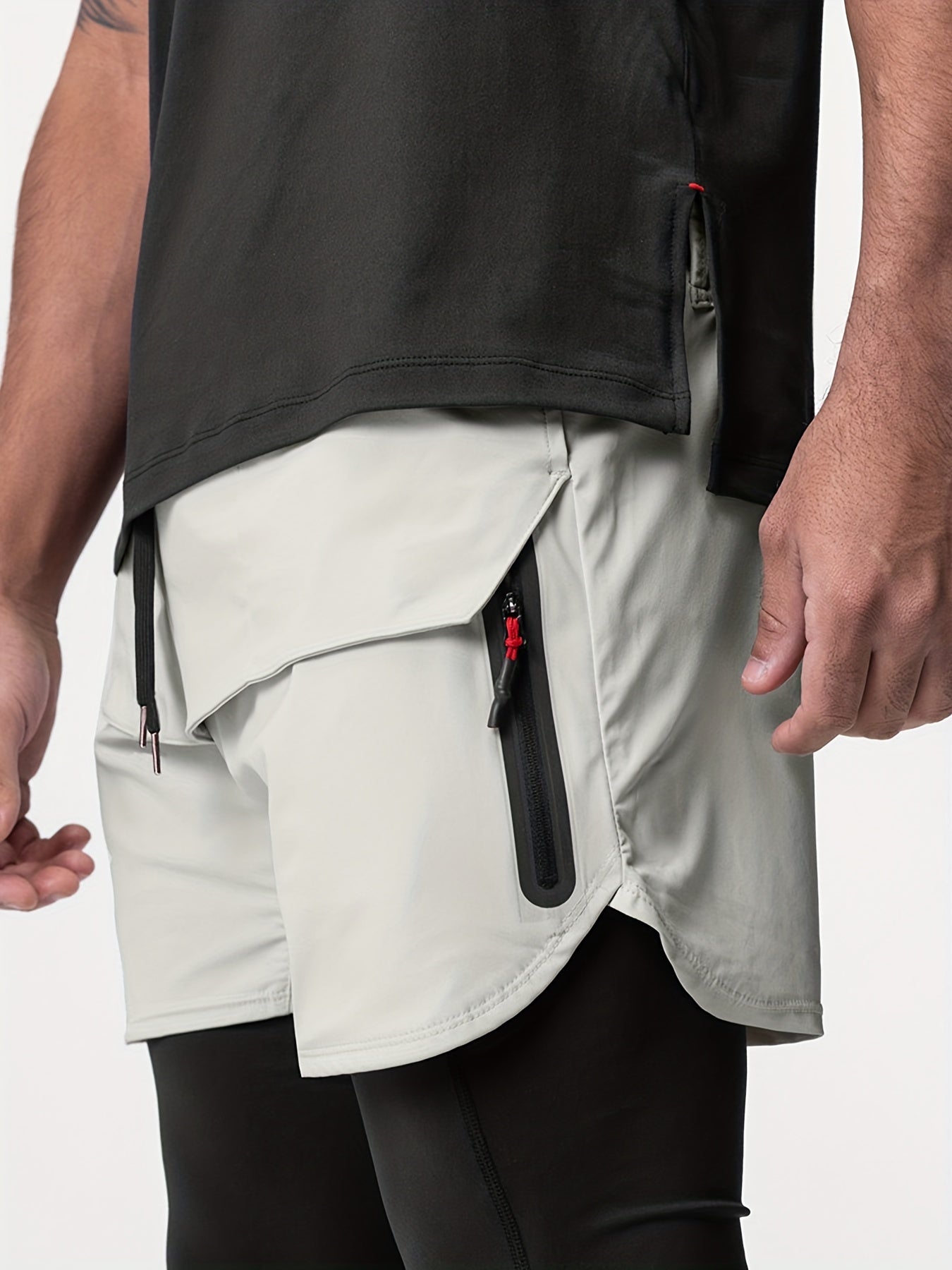 Men's Solid Lightweight Pocket Shorts