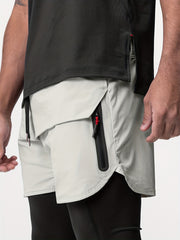 Men's Solid Lightweight Pocket Shorts