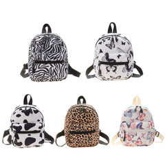 Casual Animal Pattern Nylon Ladies Mini Backpack Student School Bag