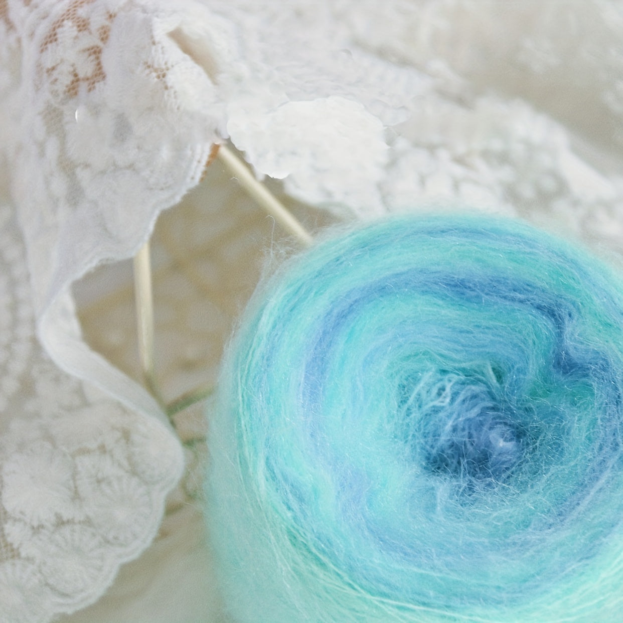 Rainbow Dream Mohair Yarn for DIY Knitting Soft Gloves Hat Coat Scarf Doll Bag