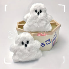 Small Ghost Plush Toy Bag Keychain Pendant Doll Gift