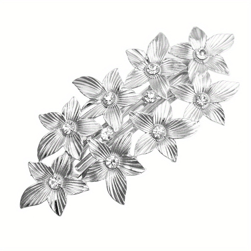 Retro Leaf Pattern Hair Clip Headwear Hair Accessories