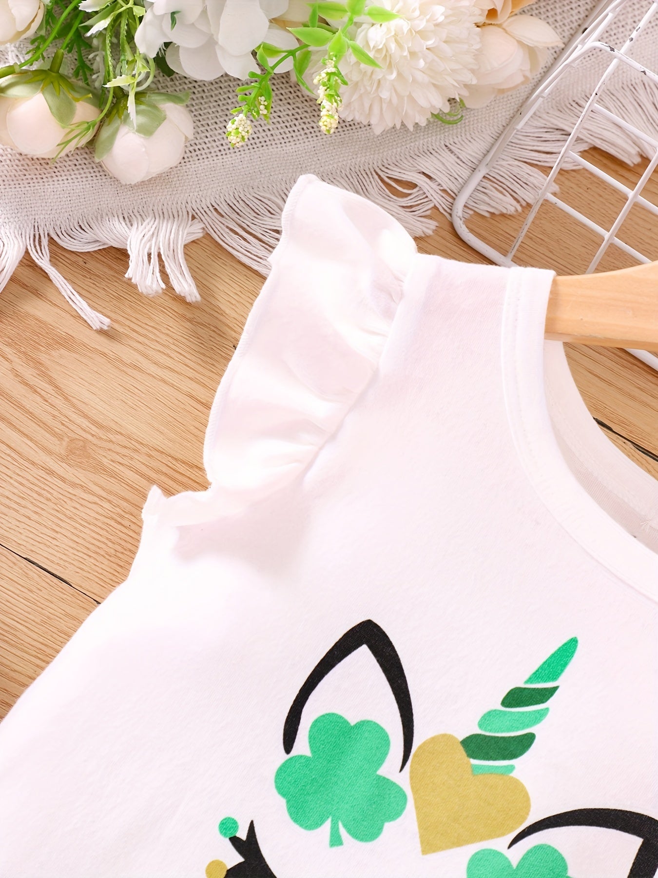 Unicorn & Clover Dress for St Patrick's Party