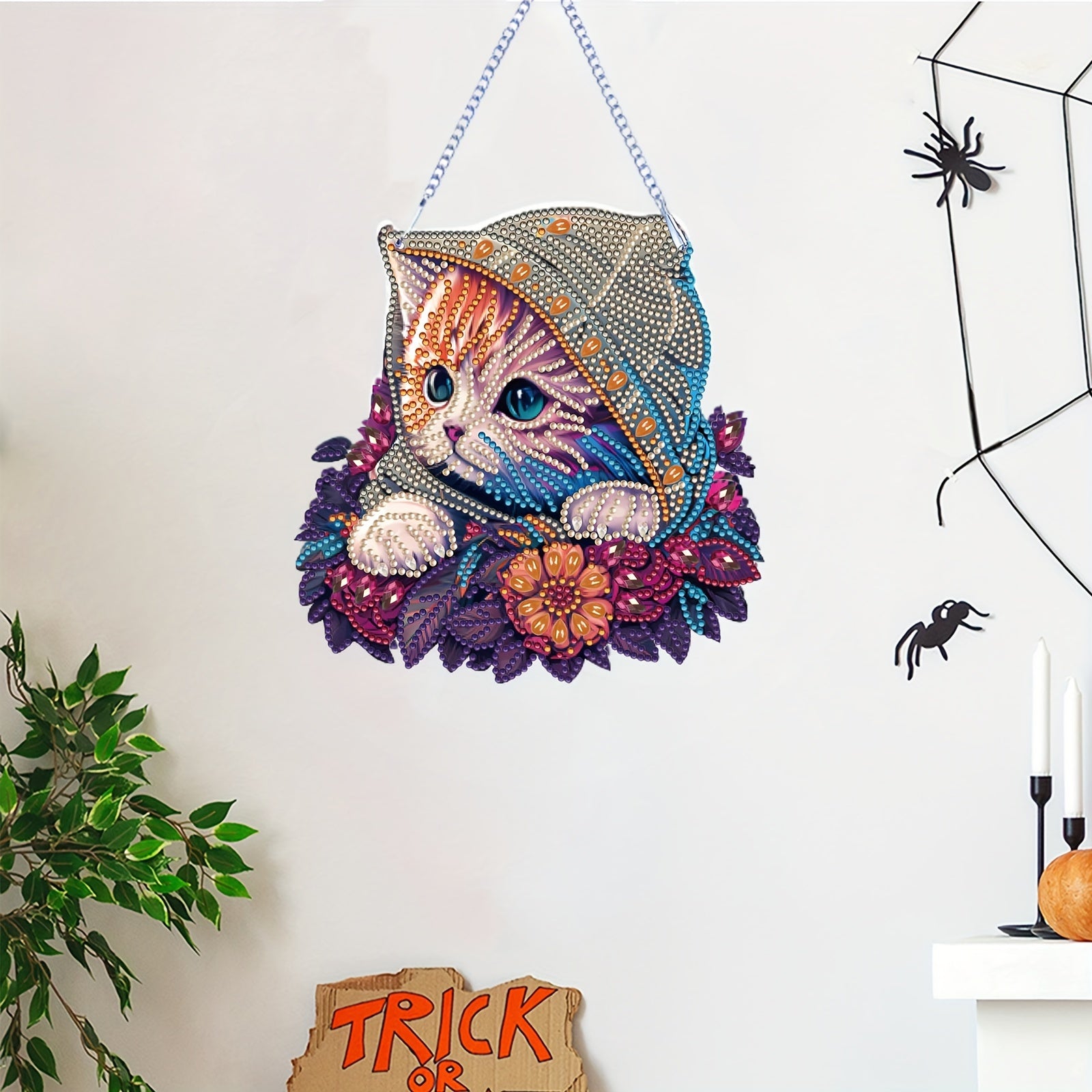 Cat Pattern Special Shape Diamond Painting Kit