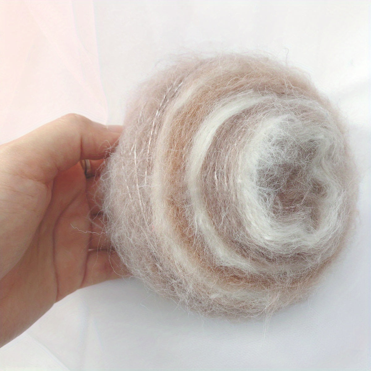 Rainbow Dream Mohair Yarn for DIY Knitting Soft Gloves Hat Coat Scarf Doll Bag