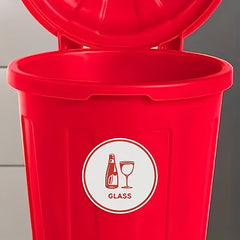 5pcs Recycling Stickers 10 16 Cm Paper Aluminum Plastic Glass Compost Box