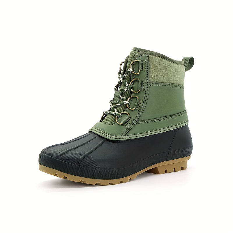 Women's Waterproof Winter Duck Boots Warm Mid Calf Anti-slip Boots