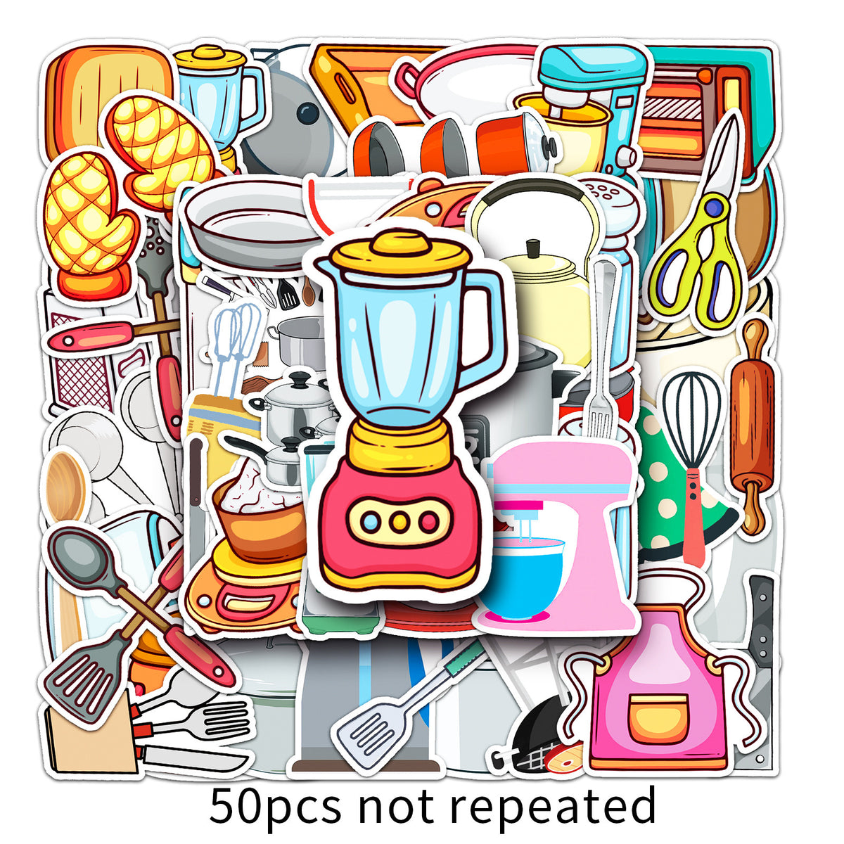 50 Fun Vinyl Stickers for Kitchenware & More