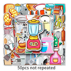 50 Fun Vinyl Stickers for Kitchenware & More
