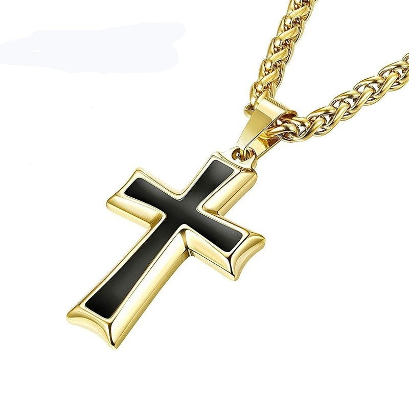 Men's Creative Cross Hip Hop Necklace