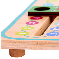Wooden Educational Clock Calendar Teaching Clock Board