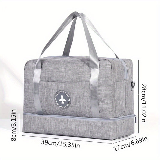 Travel Storage Bag Lightweight Duffle Bag Shoes Compartment