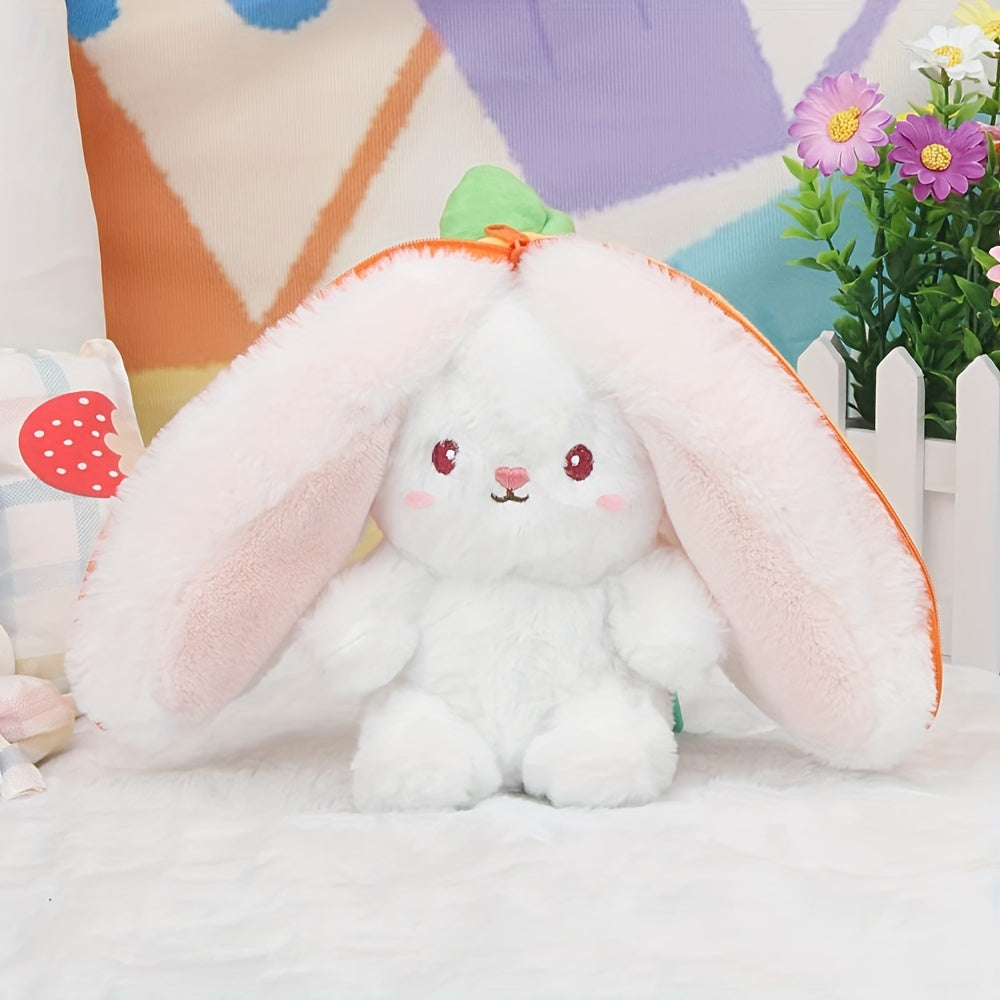 17.78 cm Reversible Bunny Pillow Plush Toy