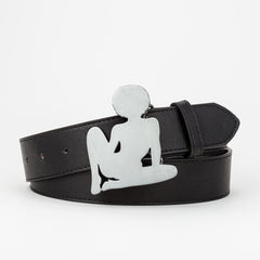  Punk Belt Stylish Character Buckle PU Belt