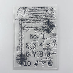 Number Stamps Stencils for DIY Scrapbook Card Craft Embossing