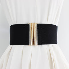 Elastic Belt Women's Belt Wide Waist Covering Decor