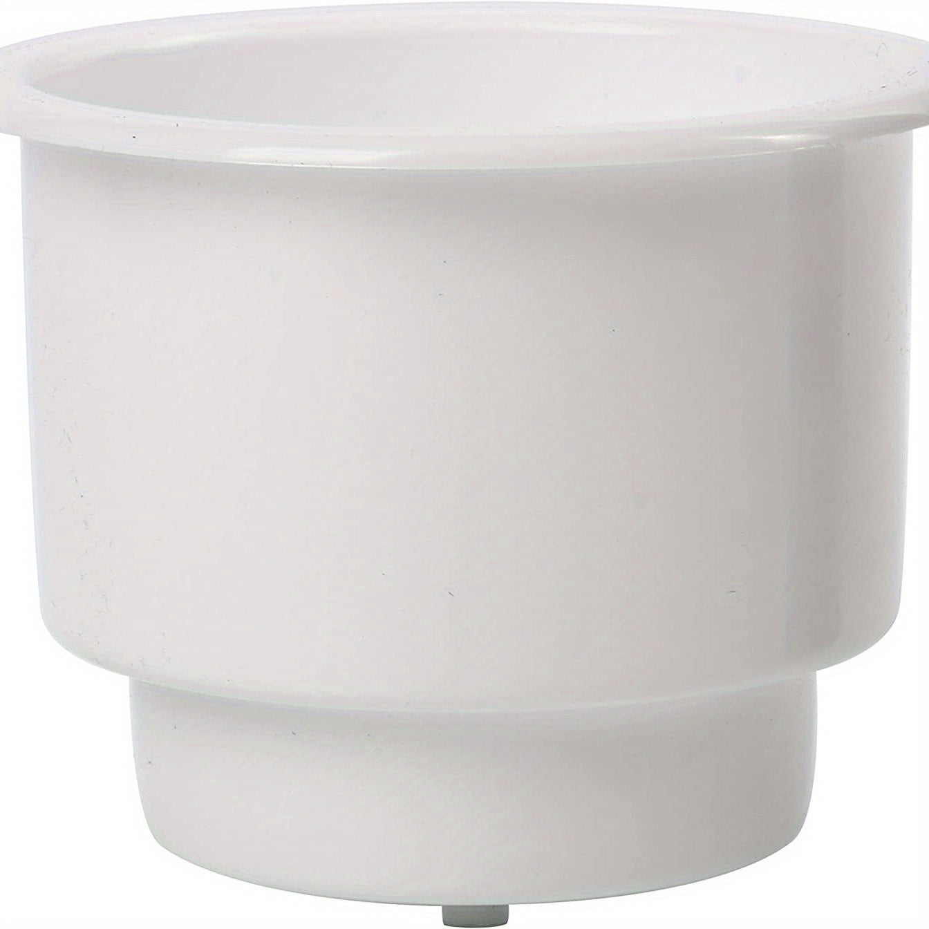 2pcs Marine RV Cup Holder with Drain - Durable Plastic Drink Holder