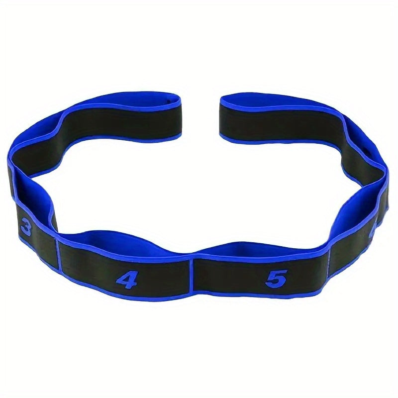 Yoga Resistance Band with 20-32cm Rings Home Gym Stretch Belt
