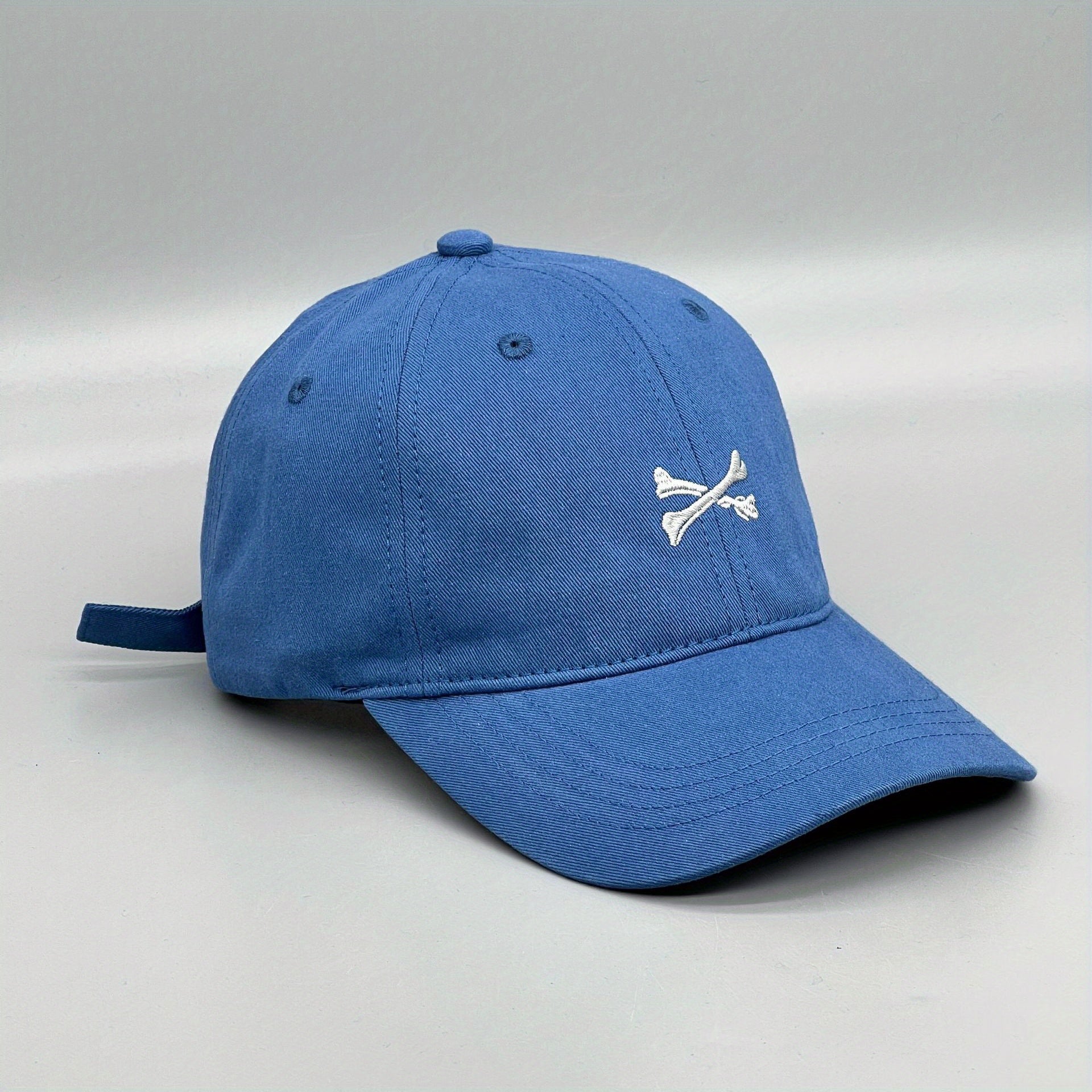 Vintage Bone Embroidery Baseball Cap Unisex Sun Hat