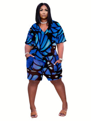Casual Short Sleeve Romper Jumpsuit Women's Clothing