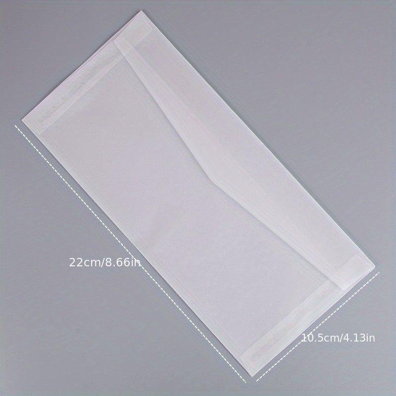 10pcs Romantic Sulfuric Acid Paper Envelopes - Creative Gift