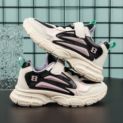 Girl's Chunky Shoes Soft Sole Sneakers For Kids