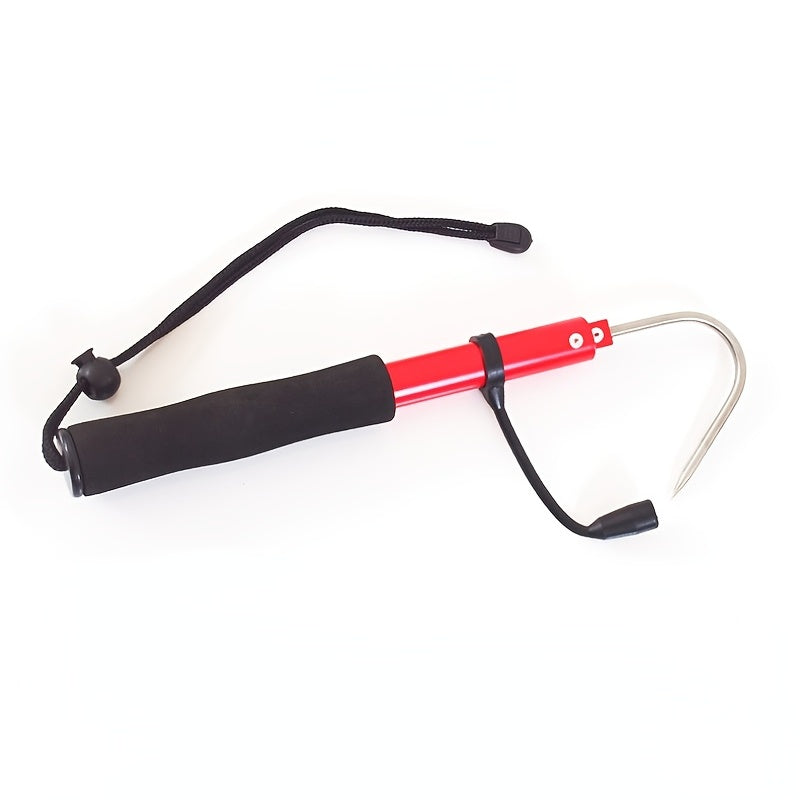 Portable Telescopic Fishing Grip with Rubber Handle Lightweight and Durable