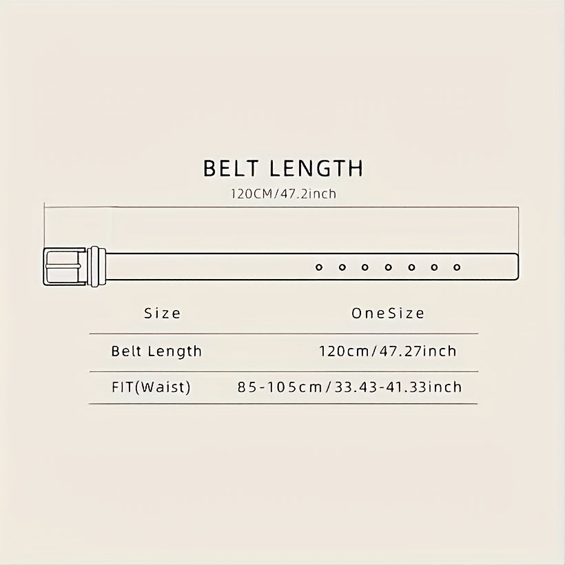 Cowboy Retro Belt Business Horse Buckle Pants Accessories Men