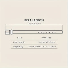 Cowboy Retro Belt Business Horse Buckle Pants Accessories Men