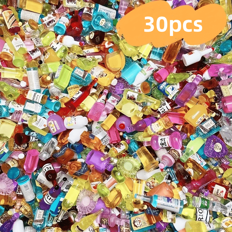 30pc Wine Bottle Charms for DIY Crafts