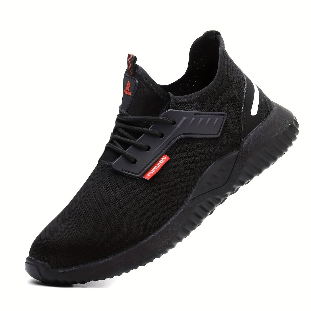 Men's Lace up Safety Shoes Waterproof Puncture Proof Work Shoes