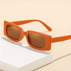 Rectangular Sunglasses HipHop Graphic UV400