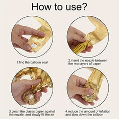 Golden Crown Balloons Kit for Party Decorations