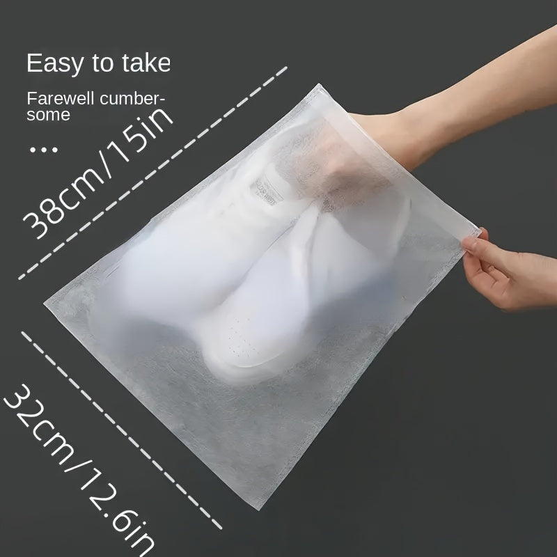 Drawstring Shoe Bag Dustproof Travel Organizer Pouch