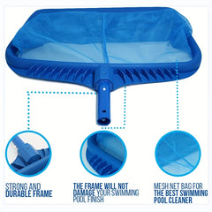 Heavy Duty Pool Leaf Rake for Sparkling Clean Pool