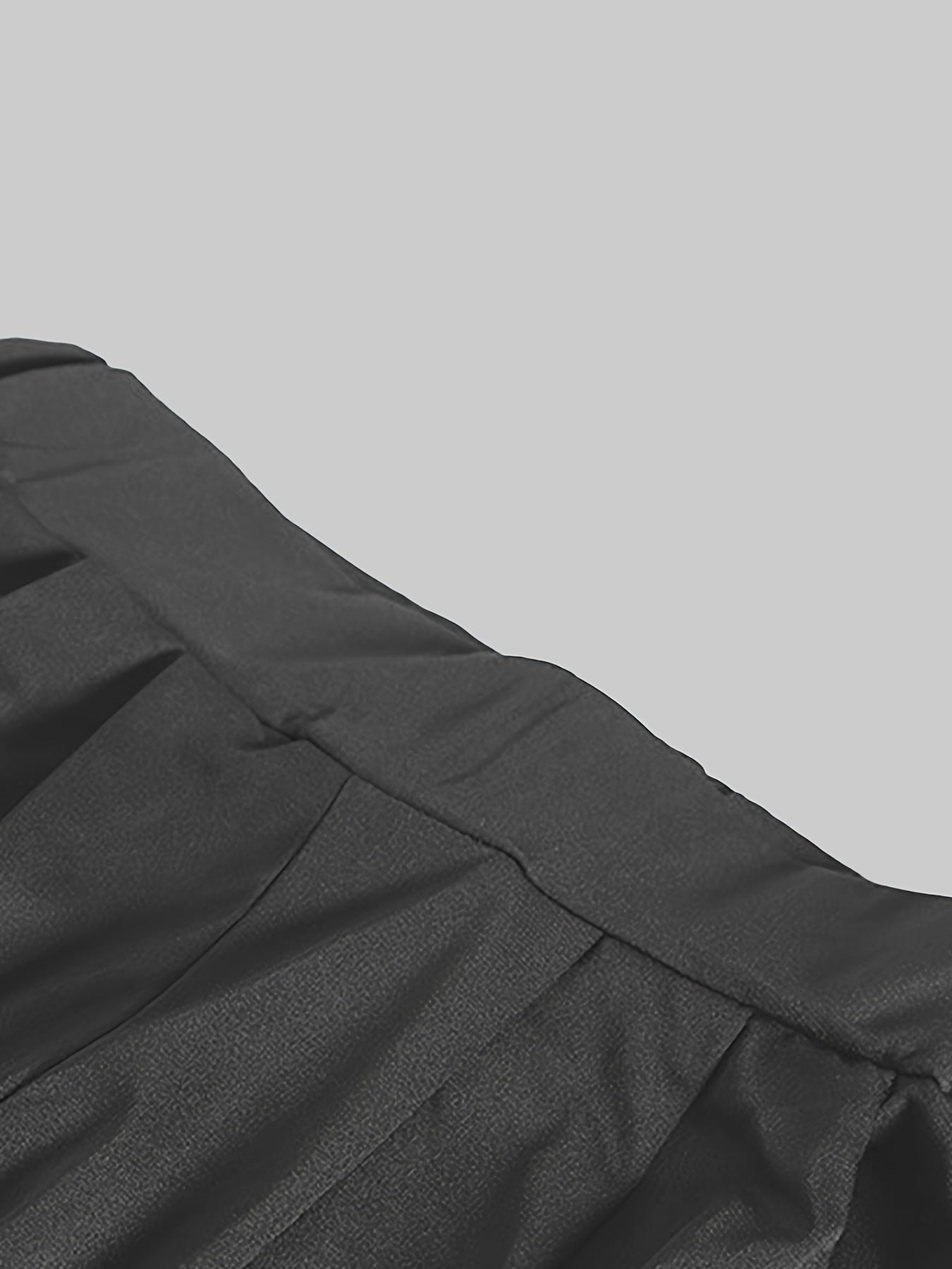  High Rise Pants With Pockets Casual Slim Tapered Pants