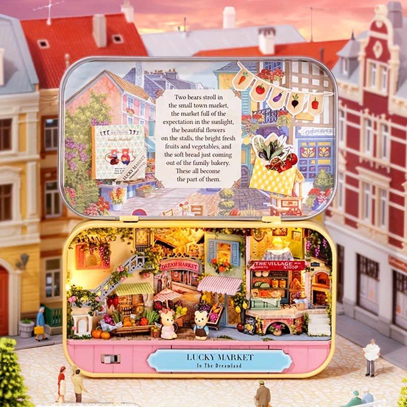 DIY Hut Box Theater 3D Puzzle Model Birthday Gift For Girls And Children