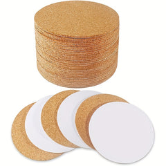 30pcs Self Adhesive Cork Spacer Rounds 4inch Cork Tiles DIY Crafts
